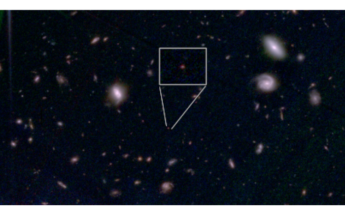 A DORMANT, OVERMASSIVE BLACK HOLE IN THE EARLY UNIVERSE